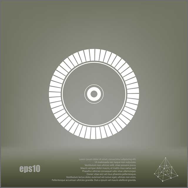 A diamond disk for cutting through hard materials