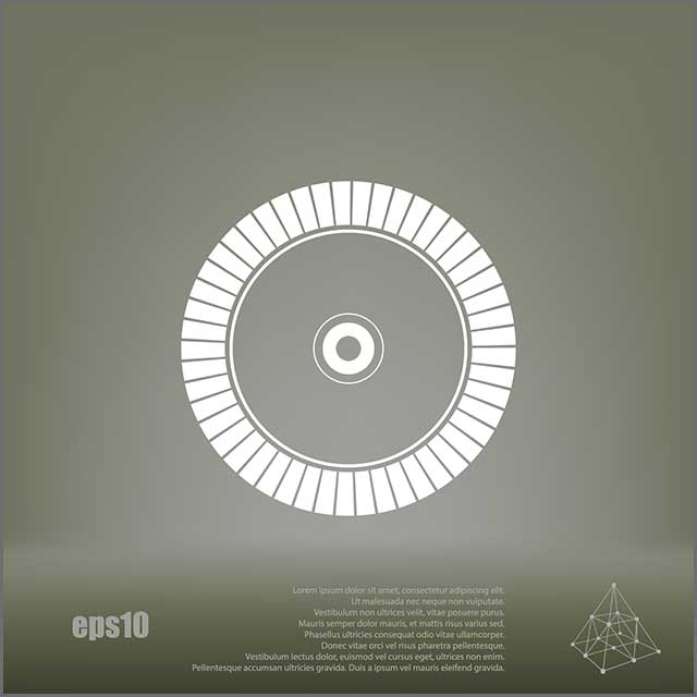 A diamond disk for cutting through hard materials