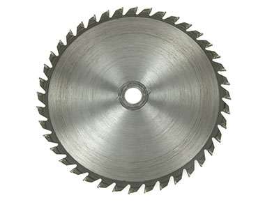 Circular saw isolated over a white background