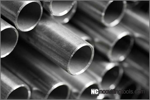 Multiple metal pipes in a single image