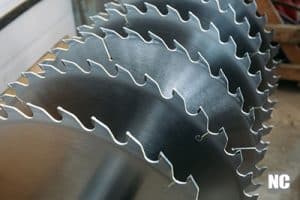 An image of a cold saw blade used on metals.