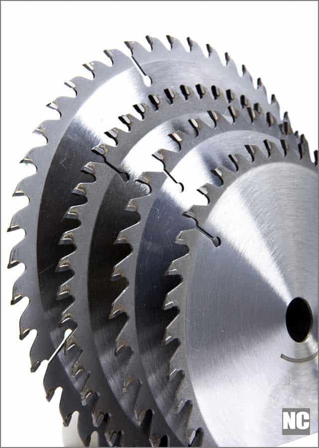 TCT saw blades of different sizes