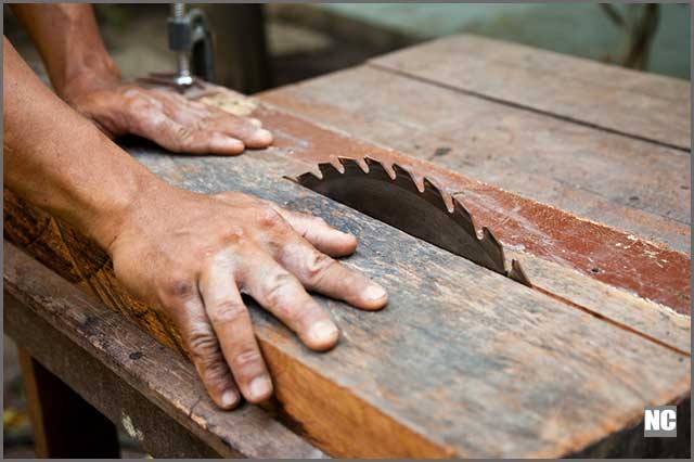 Well-maintained table saw