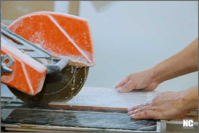 You can make incredibly precise cuts with your wet saw