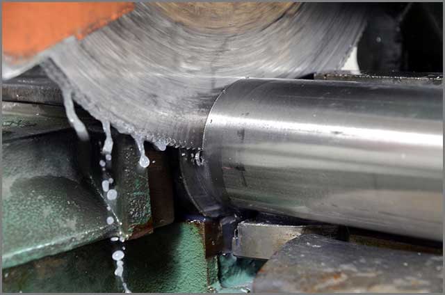 Cutting of very thick metal rod