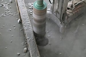 diamond core drill bit wet Core Drilling Done with cold water