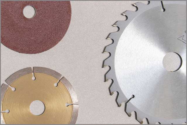 Use a serrated circular saw blades for wood