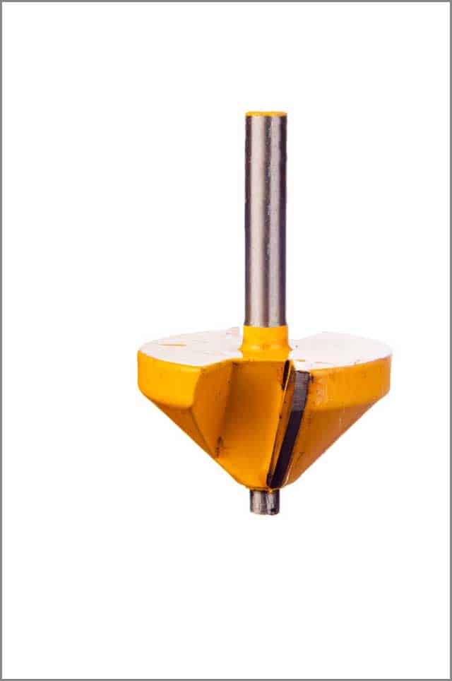 A chamfer Router Bit.