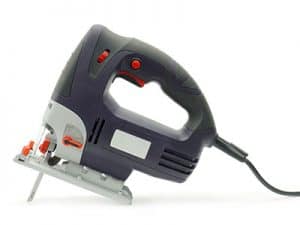A jigsaw with cord.