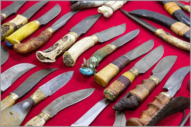 Various knife handles