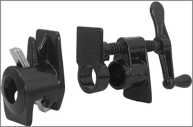 3/4" Pipe Clamp Fixture with Wide Base