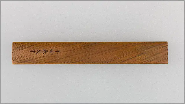 Knife handle closeup