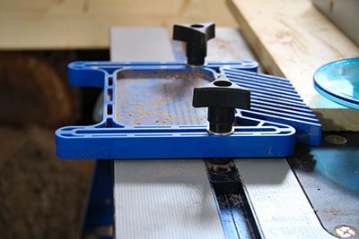 A FeatherBoard on a Router Table