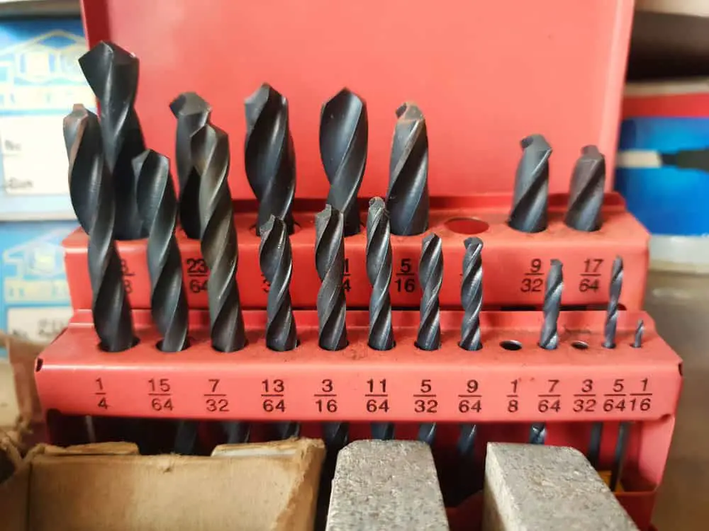 drill bit with a black oxide coating