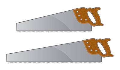 Picture of hand saw