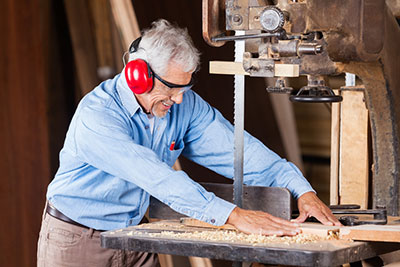 Using a bandsaw