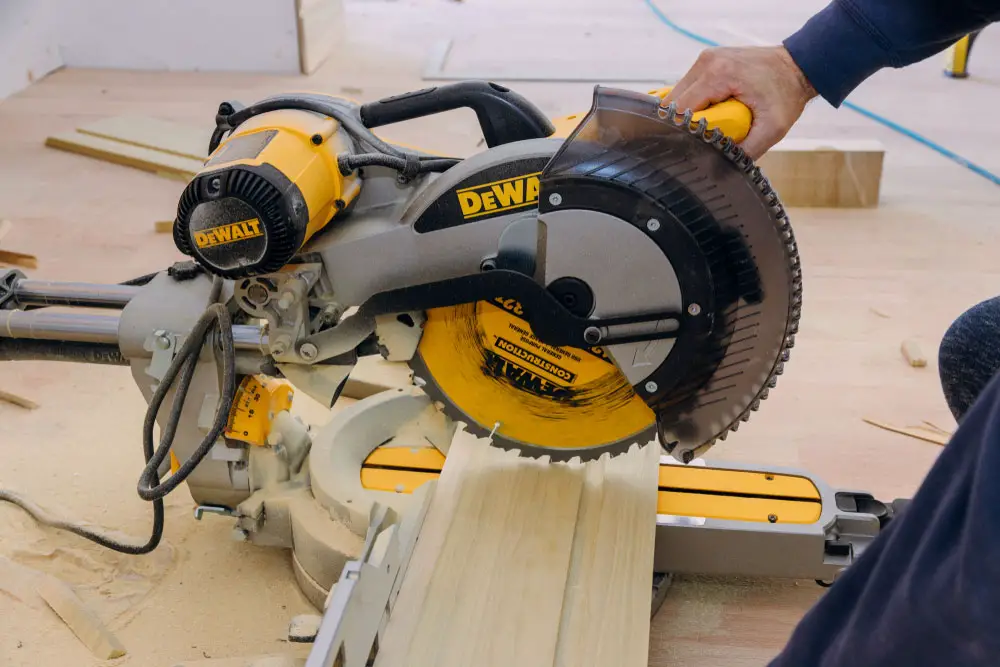 Using a miter saw