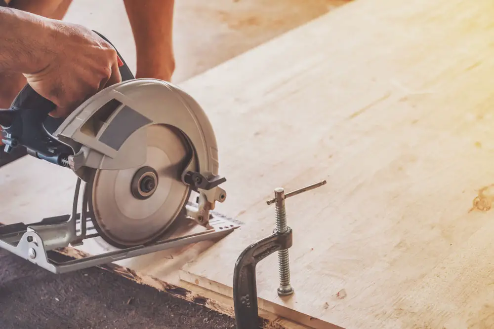 Using a circular saw